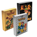 Premium Pokémon Metal Card Collection Box – Gold, Silver, Black & Rainbow Edition